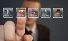 button-language-selection-business-man-pressing-47056767