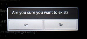 Estás seguro de que quieres existir
